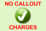 No callout charges from Plumbers in Mortlake- we only charge for materials and labour.